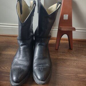 Double H Black Cowboy & Western Boots